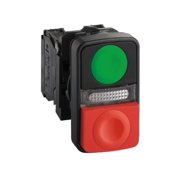 Botão Duplo Luminoso